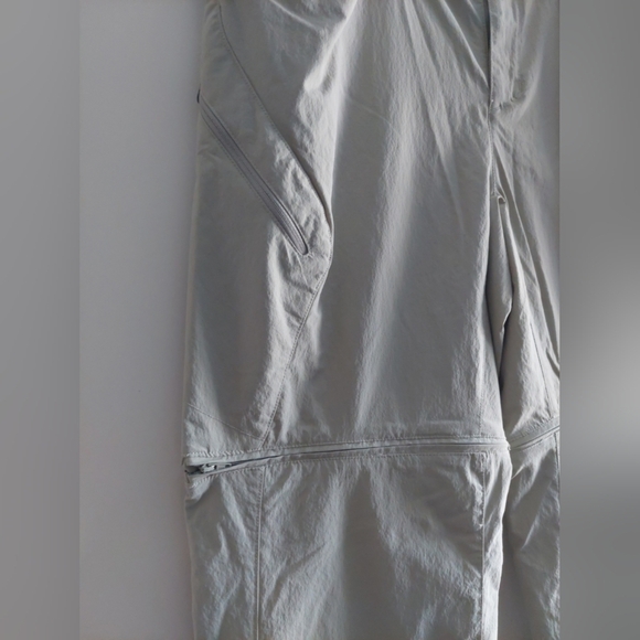 The North Face Convertible Belted Zip Off Hiking Pants Mens 36 Stone Beige - Picture 3 of 7